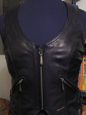 Harley Davidson leather vest